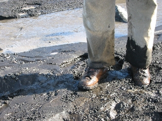 Im Eiswasser versunken